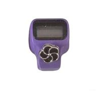 Contador electrónico de dedos que soporta el conteo manual repetitivo para uso en proyectos de bricolaje, deportes, árbitro, gestión de invitados y evaluaciones de estudiantes (morado)