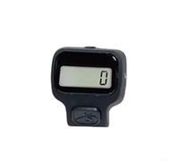 Contador electrónico de mano con pantalla LED, clicker ergonómico para contar cómodamente, botón silencioso, herramienta de conteo digital, adjetivo ABS multicolor (negro)