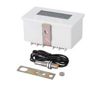 Contador electrónico de pantalla digital con interruptor de sensor magnético, contador de perforación de 5/6 dígitos para automatización industrial, funciona con pilas AA de 1,5 V, hasta 20 Hz