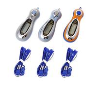 Contador electrónico digital con pantalla LCD con cordones, números de clicker para deportes de regazo para eventos escolares, juego de ruedas abdominales, polea abdominal, entrenador de abdominales