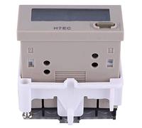 Contador Electrónico Digital, Contador de Entrada Sin Voltaje H7Ec-N con Pantalla LCD de 8 DíGitos, Batería Incorporada