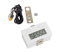 Contador electrónico digital de 5/6 dígitos con interruptor de sensor magnético para conteo industrial de perforaciones, rango de inducción automático de 35 mm, frecuencia de 20 Hz, 1.5 (contador de 5
