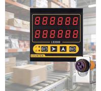 Contador Electrónico Infrarrojo, Contador Digital Para Cintas Transportadoras De 0 a 999999, Sensibilidad Ajustable, Función De Memoria De Apagado, Pantalla De Doble Fila, Para Líneas De Producción