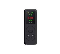 Contador Geiger Detector de RadiacióN Nuclear DosíMetro Personal Detector de Rayos X γ β Probador Radiactivo Alarma-Negro