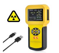 Contador Geiger Nuclear Detector de radiaciones Contador Geiger-Müller para medir la Intensidad de Las radiaciones ionizantes partículas Beta, Rayos Gamma y Rayos X, Pantalla LCD ajustes de Alarma