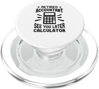 Contador Jubilado Nos vemos más Tarde Calculadora CPA Cita Divertida PopSockets PopGrip para MagSafe