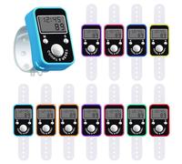 Contador Manual, 12 Piezas Contador Digital, Contador Electrónico, Contador Puntos Padel, Contador De Personas, Contador Clicker para El Estadio De Competencia Escolar De La Estación De Autobuses