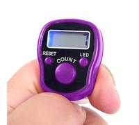 Contador Manual - Anillo Electrónico Digital para Conteo con Pantalla - Accesorio Portátil Reajustable para Numeración en Almacenes, Aulas y Eventos