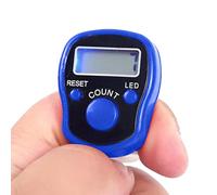 Contador Manual, Anillo Electrónico LED Medidor Manual de Dedo, Accesorio Portátil Reiniciable de Conteo por para Conteo de Bienes Eventos Escolares