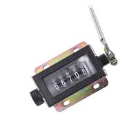 Contador manual de 5 dígitos reajustable a mano para maquinaria industrial, prensas textiles, coaching, aplicaciones de tejer, contador manual