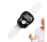 Contador Manual De Dedos - Contador De 4 Dígitos, Clicker De Dedos con Visualización Digital | Herramienta De Monitoreo De Torno Portátil para Ejercicio Físico, Concentración Y Mejora