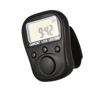 Contador manual LCD recargable de 6 dígitos con gestión de tareas múltiples de 7 canales y anillos de silicona ajustables para seguimiento de fitness, dispositivo de seguimiento de eventos múltiples