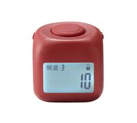 Contador Manual Portátil de 9 Canales con Función de Bloqueo y Clicker Rojo para Oraciones.