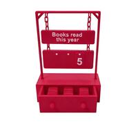 Contador Para Libros Leídos Este Año - Biblioteca Impreso 3D Decoración De Librería | Señal Para Seguimiento De Los Libros Leídos De Este Año - Para Mujeres Hombres Lectores Escritores Literatura
