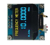 Contador profesional con pantalla de 0.96 pulgadas con botones para señales de radio de 20 MHz-2.7 GHz, herramienta de aplicación integrada