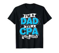Contador Público Certificado Papá Contabilidad Día del Padre CPA Camiseta