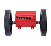 Contador rodante Z96 F |Pantalla de 5 dígitos y acero inoxidable |Contador de longitud para cuero/película plástica/tejido |9999,9 Rango de recuento