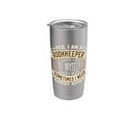 Contador Self Talk Consejos de expertos Cita humorística Vaso térmico de acero inoxidable de doble pared