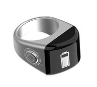 Contador - Smart Ring Pantalla Electrónica Clara, Contador de Dedos Inteligente Oración | 5 Recordatorios de Tiempo de Oración, Contador Electrónico Muestra el Tiempo, Recuento de Recitaciones y