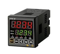 Contador/Temporizador CT4S-2P2, 48 x 48 mm de Ancho, 4 dígitos, LED, 2 preajustes, Entrada PNP o NPN, Ajuste de Valor de preescala, 2 relés SPST (2 A) 250 V CA 5 A(NPN Input)