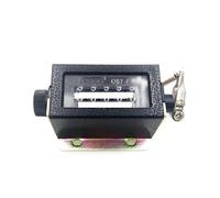Contadores D67-F de 5 dígitos, carcasa negra, contador mecánico carrera tracción, manual