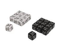 Contadores de Dados de 20 Piezas, fichas de 15,3mm, Juego de contadores de Dados positivos y Negativos para Juegos de Mesa, Juegos de matemáticas