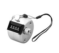 Contadores de mano de 4 dígitos, contadores de mano fáciles de transportar para contar personas eficientes e información empresarial en el espacio público