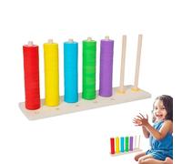Contadores matemáticos para, de conteo - Herramienta de cálculo de soporte colorido,Juguete interactivo de aprendizaje de matemáticas con anillo de , Herramienta educativa de