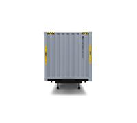 Solido 1:24 contenedor Colgante Gris