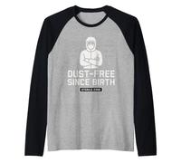 Contaminación Ambiental controlada por un técnico de Sala Limpia Camiseta Manga Raglan