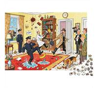 Contaminación de la Escena del Crimen Puzzle De Madera Impermeable Puzzles De 1000 Piezas para Adultos Colorido Rompecabezas para Decoración del Hogar