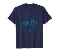 Contando Maestros de Matemáticas Apreciación Símbolos matemáticos Camiseta, Hombre, Azul Marino, S