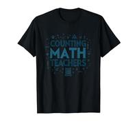 Contando Maestros de Matemáticas Apreciación Símbolos matemáticos Camiseta, Hombre, Negro, S