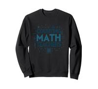 Contando Maestros de Matemáticas Apreciación Símbolos matemáticos Sudadera, Unisex para Adultos, Negro, XXL