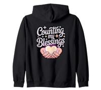 Contando mis bendiciones Sudadera con Capucha