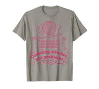 Contando Puntadas no Problemas Crochet Life Yarn Love Camiseta