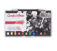 Conté a Paris Set de 12 carrés de color surtidos