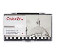 Conté À Paris - Set De 12 Carrés De Esbozo, Blanco