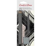 Conté à Paris - Set de lápices de dibujo de grafito y carboncillos