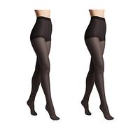 Conte elegant conjunto de 2 medias de mujeres sostenibles Semi -Mam - Mujer delgada ajustada con bragas marcadas - Uni solo 20