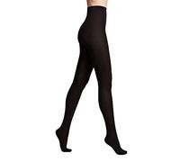 Conte elegant Mallas de Mujer ALGODÓN 250 DEN con Algodón y LYCRA Extra Grueso Liso Reforzado Dedos de los pies Caliente para Otoño e Invierno Color Negro Tamaño 3