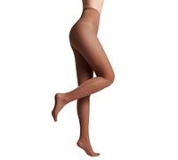Conte elegant Medias sedosas para mujer con braguita reforzada - Medias finas para mujer extremadamente elásticas - BIKINI 40 color Moca tamaño 2