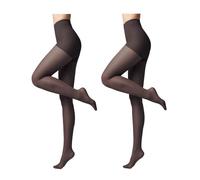 Conte elegant Pack de 2 pantis moldeadores de mujer - estimula la circulación sanguínea, pantis moldeadores pantis finos de mujer - ACTIVE 20 color Negro Talla 5