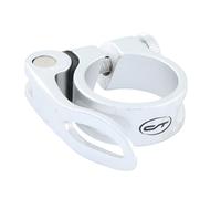 CONTEC Abrazadera de Sillín Ø 31.8mm Desenganche Rápido Plata Bicicleta