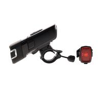 Contec DLUX micro power 80 StVZO Set de luces de bicicleta Talla única Negro
