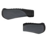 CONTEC Manijas Ergonómicas D2 Dos Componentes Bicicleta Mango Par Negro Gris