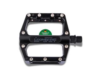 CONTEC Unisex - Adulto 2Black Pedales de Bicicleta Negro 9/16"