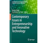 Contemporary Issues in Entrepreneurship and Innovative Technology (Contributions to Environmental Sciences & Innovative Business Technology)