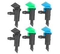 Contencinty 90 emisores de goteo, goteros de riego de bandera de jardín en 3 tamaños, 1 GPH, 2 GPH, 4 GPH por hora para riego de árboles y arbustos