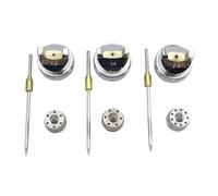 Contencinty Boquilla de herramienta de 1,4 mm, 1,7 mm, 2,0 mm, kit de boquilla de aguja y tapa de boquilla, kit de pintura de aire, piezas de herramientas de aire